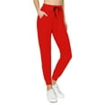 thumbnail image 1 of ALWAYS Women's Jogger Pants Premium Soft Sweatpants with Pockets Red 2 US M (Tag L/XL), 1 of 5