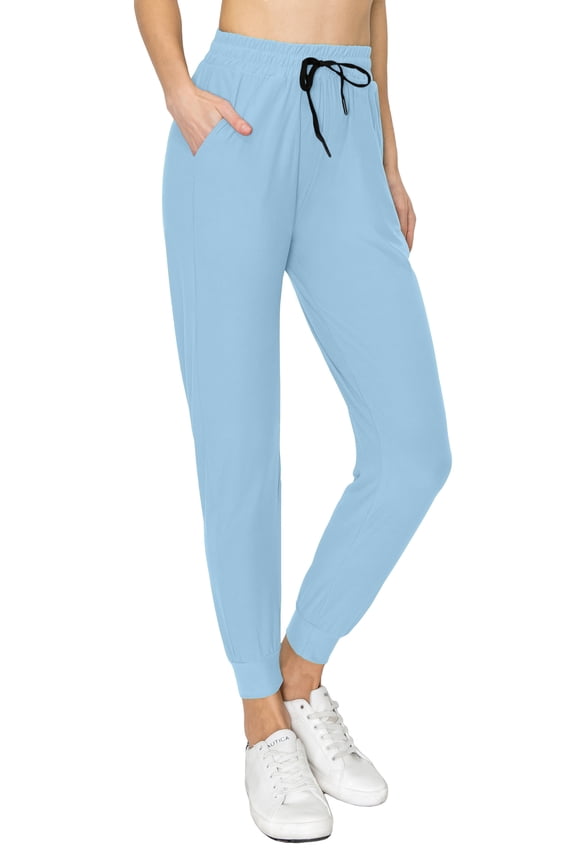Women's Jogger Pants Premium Soft Sweatpants with Pockets Sky Blue M