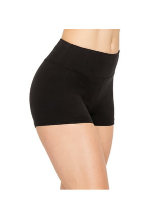Ladies Nylon 12 One Size Spandex Leggings Bike Short Tights (BLACK/NAVY,  One Size Fits All (XS to L))