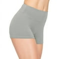 thumbnail image 1 of ALWAYS Women's Premium Super Soft Spandex Shorts Grey M, 1 of 7
