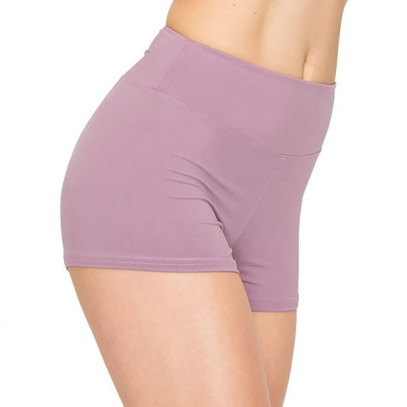 ALWAYS Women's Premium Super Soft Spandex Shorts Lavender 3XL