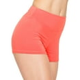 thumbnail image 1 of ALWAYS Women's Premium Super Soft Spandex Shorts Neon Coral XL, 1 of 7