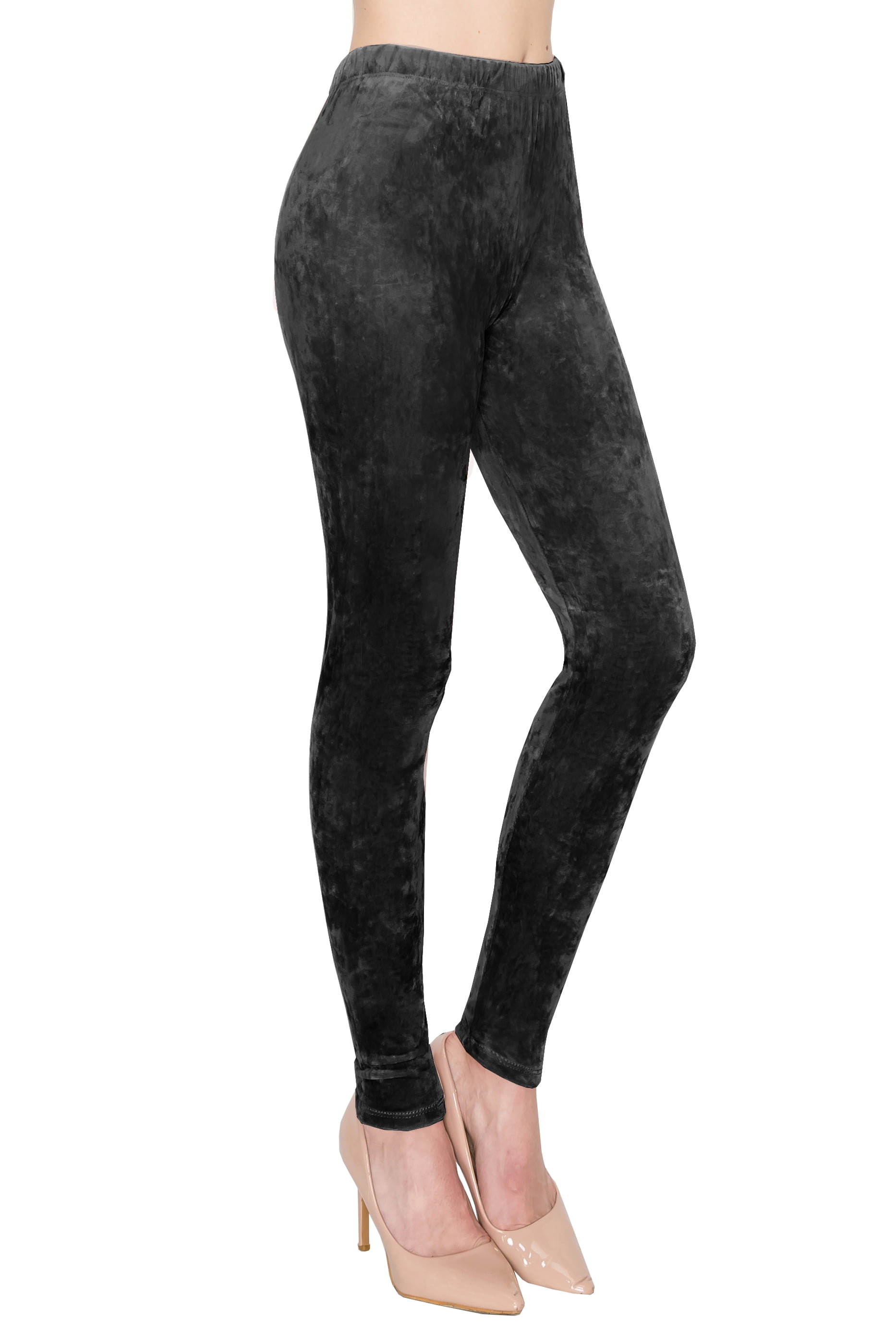 Stretch Leggings Plus Size Crushed Velvet Leggings ALWAYS