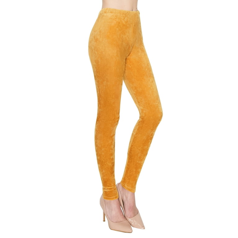 Plus size mustard leggings hot sale