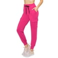 thumbnail image 1 of ALWAYS Women's Super Soft Casual Cargo Jogger Pants Fuchsia M, 1 of 6