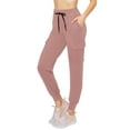 thumbnail image 1 of ALWAYS Women's Super Soft Casual Cargo Jogger Pants Mauve M, 1 of 6