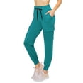 thumbnail image 1 of ALWAYS Women's Super Soft Casual Cargo Jogger Pants Teal S, 1 of 6