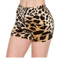 thumbnail image 1 of ALWAYS Women's Velvet Lined Soft and Fluffy Lounge 1" Waistband Shorts Animal 520 L, 1 of 5