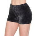 thumbnail image 1 of ALWAYS Women's Velvet Lined Soft and Fluffy Lounge 1" Waistband Shorts Charcoal S, 1 of 5