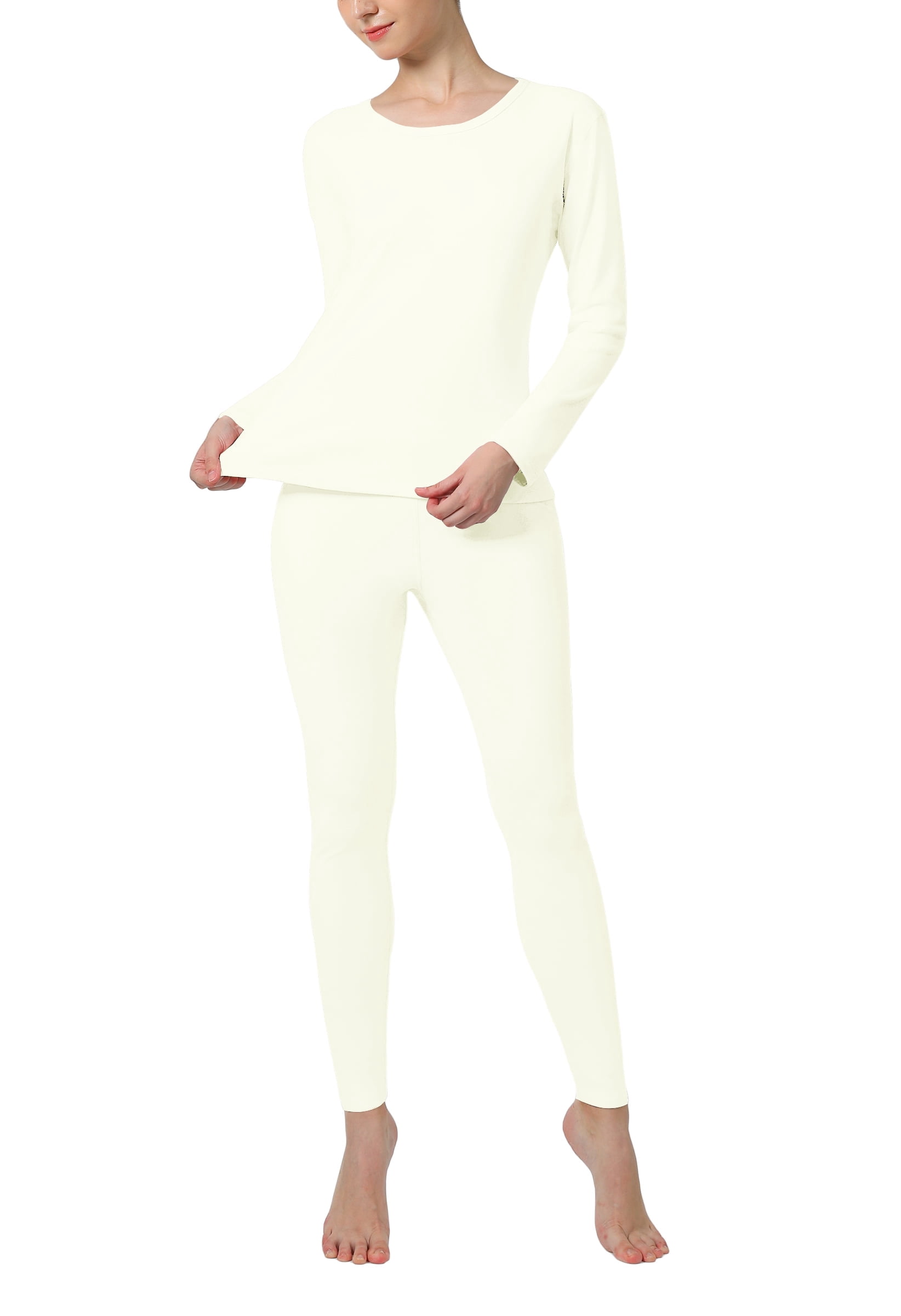 ALWAYS Women's Plus All-Weather Soft Fleeced Everyday Base Layer Long ...