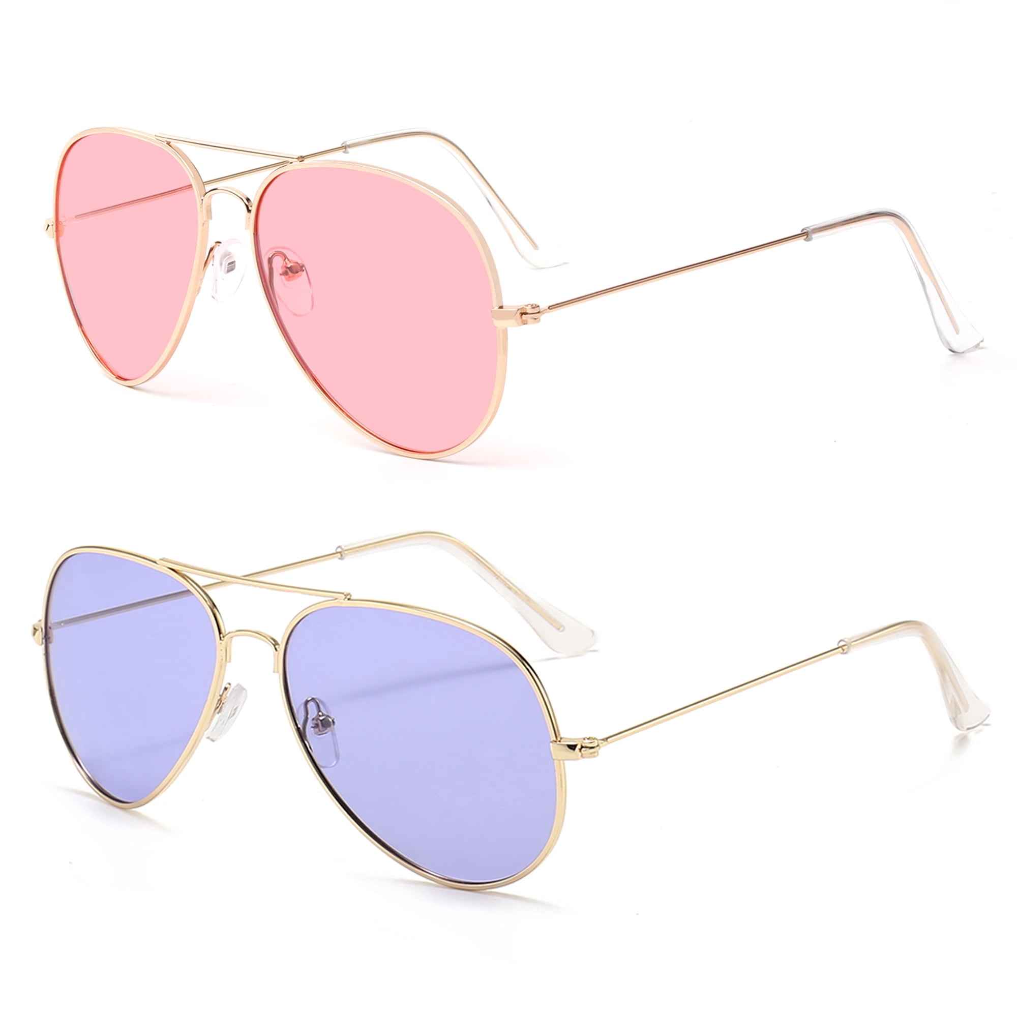 ALWAYSUV 2 Pack Fashion Vintage Polarized Round UV400  display picture 2