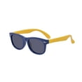 thumbnail image 1 of ALWAYSUV Baby Infant Toddler Polarized Sunglasses Rubber Flexible Shades for Girls Boys Age 0-2 Blue Yellow, 1 of 8