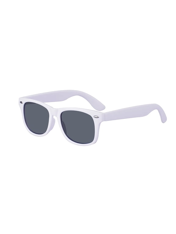 Kids Children Boys and Girls Super Comfortable Polarized Sunglasses White