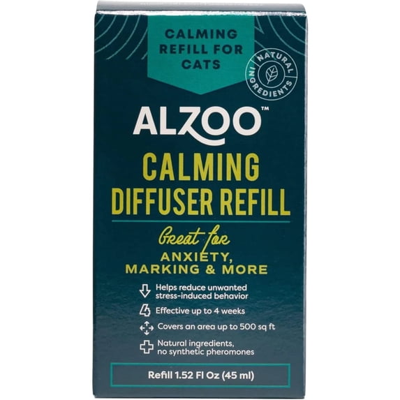 ALZOO Plant-Based Calming Diffuser Refill for Cats