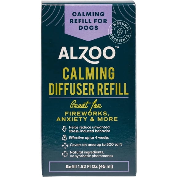 ALZOO Plant-Based Calming Diffuser Refill for Dogs