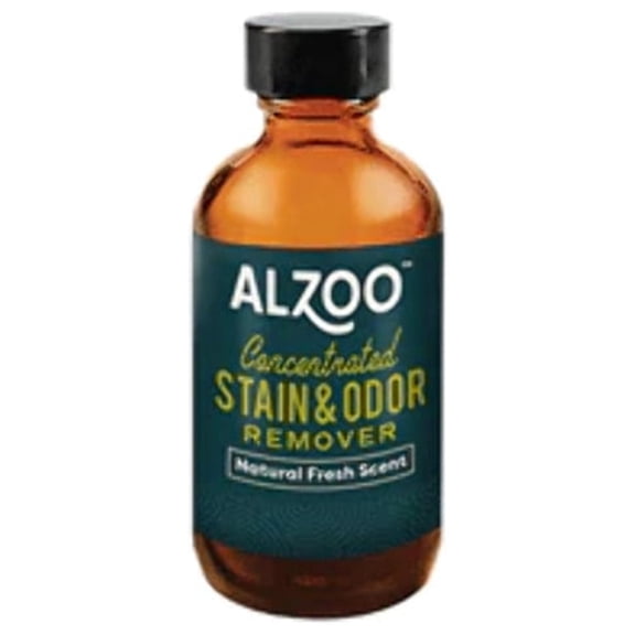 ALZOO Concentrated Enzyme-Based Sustainable Stain Odor Remover Liquid Refill 1.1 oz