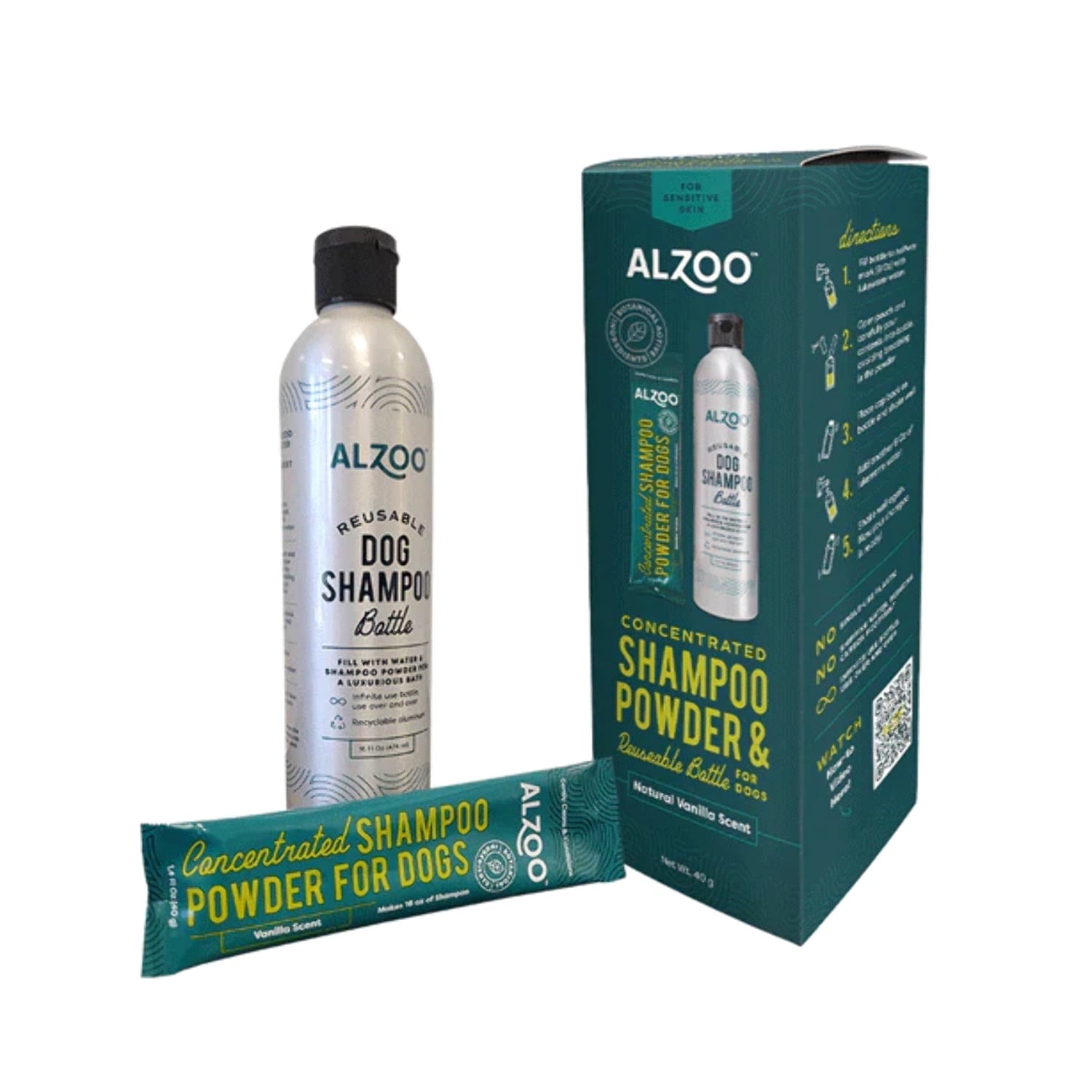 ALZOO Concentrated Shampoo Bundle Box for Dogs - Walmart.com