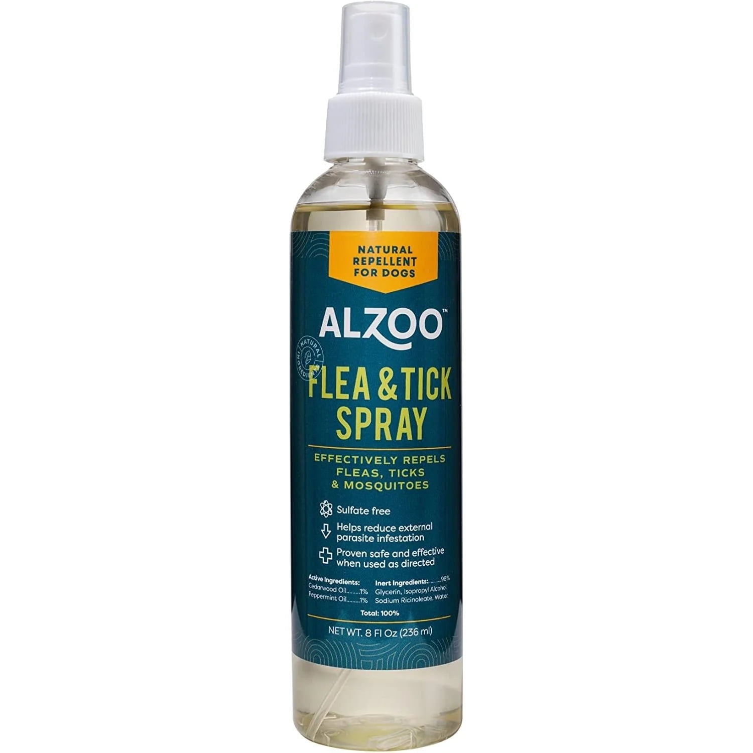 ALZOO Flea Tick Repellent Spray for Dogs 8 oz
