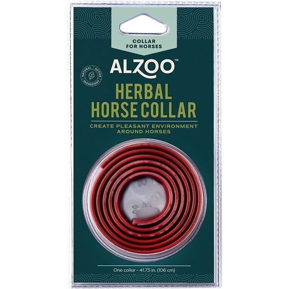 ALZOO Natural Herbal Horse Collar, Protects for Up to 30 Days