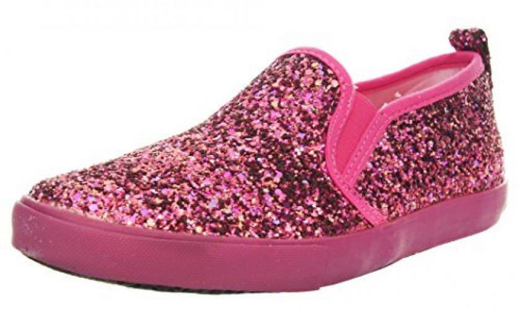 ALine Girl's Slip On Sneaker, Pink Glitter, 28 EU  11 US - image 1 of 1