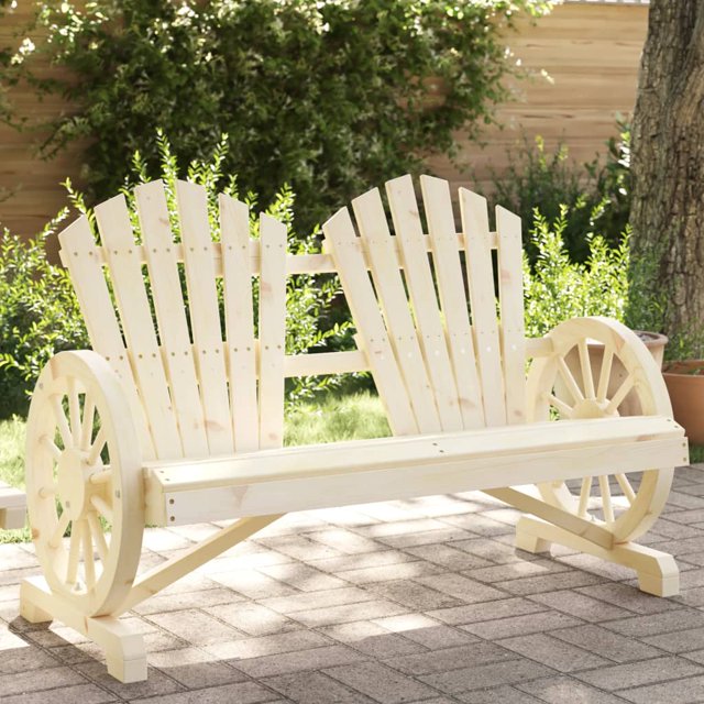 ALmi Patio Adirondack Chair 2Seater Solid Wood Fir