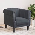 ALmi Sofa Chair Dark Gray Velvet
