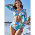 thumbnail image 1 of ALove Women Long Sleeve Rash Guard UV UPF 50+ Swim Top Bathing Swimsuits, 1 of 6