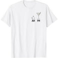 thumbnail image 1 of AM Coffee Espresso PM Martini lover - my daily drink routine T-Shirt mens t shirt，black，women，funny，misfits，men，journey，t-shirt, 1 of 4