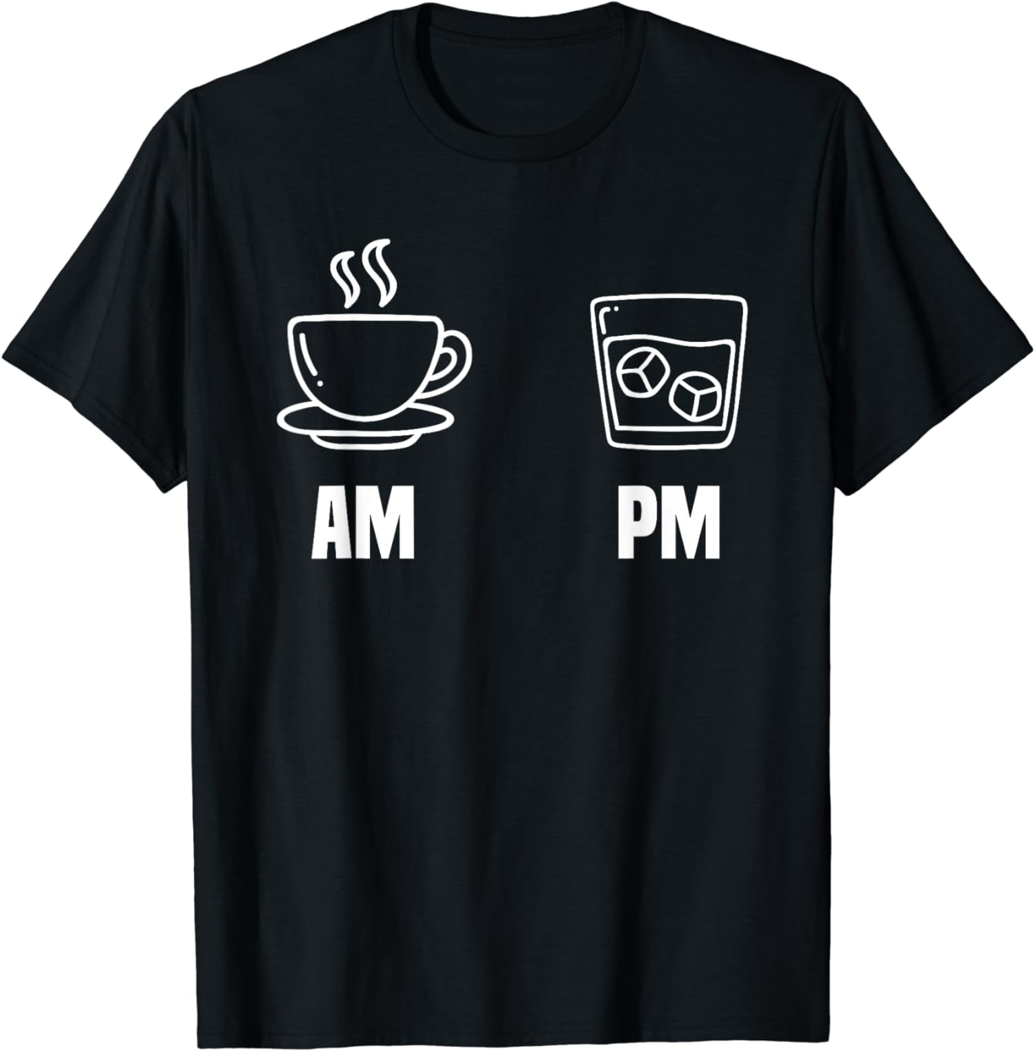 AM Coffee PM Win T-Shirt - Walmart.com