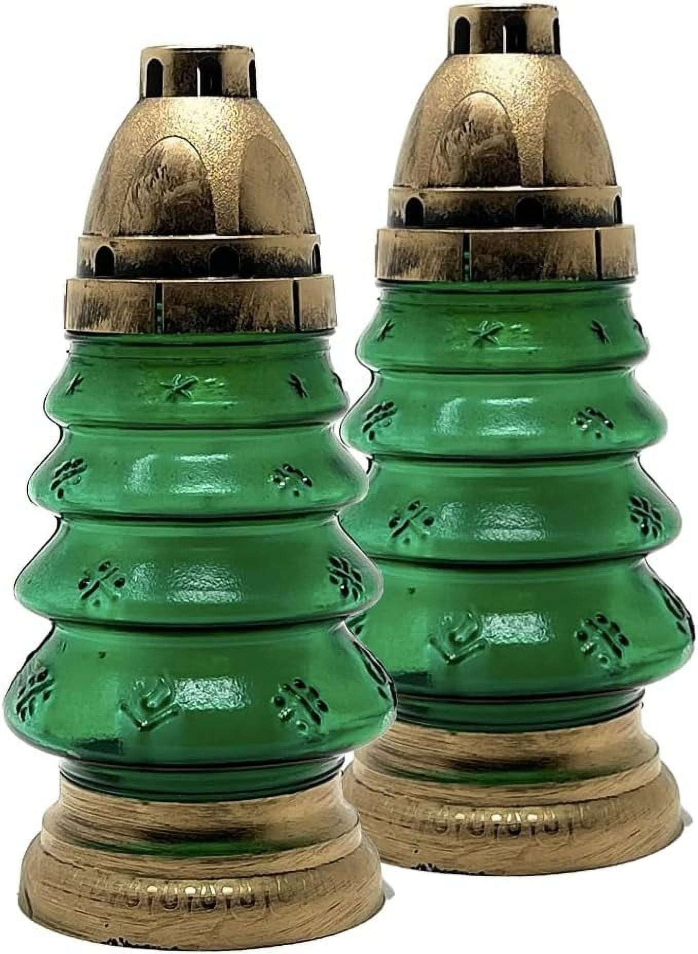 AM Décor Cemetery Memorial Candle Gravesite Remembrance Decoration