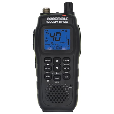 President Electronics RANDYII Handheld Radio With Large Lcd Screen