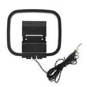 AM FM Loop Antenna Aerial Connector for Stereo Audio Receiver System Indoor
