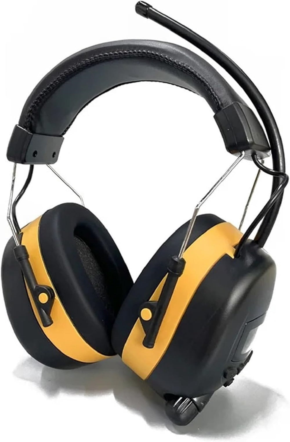 AM/FM Radio Headphones with Digital Display, 30dB AM FM Hearing Protection Safety Earmuffs, Ear Protection for Mowing