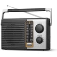 thumbnail image 1 of AM FM Radio with Best Reception, Portable Battery Operated Transistor Radios, Headphone Jack, AC Powered, Suit for Senior and Home, Black, 1 of 8