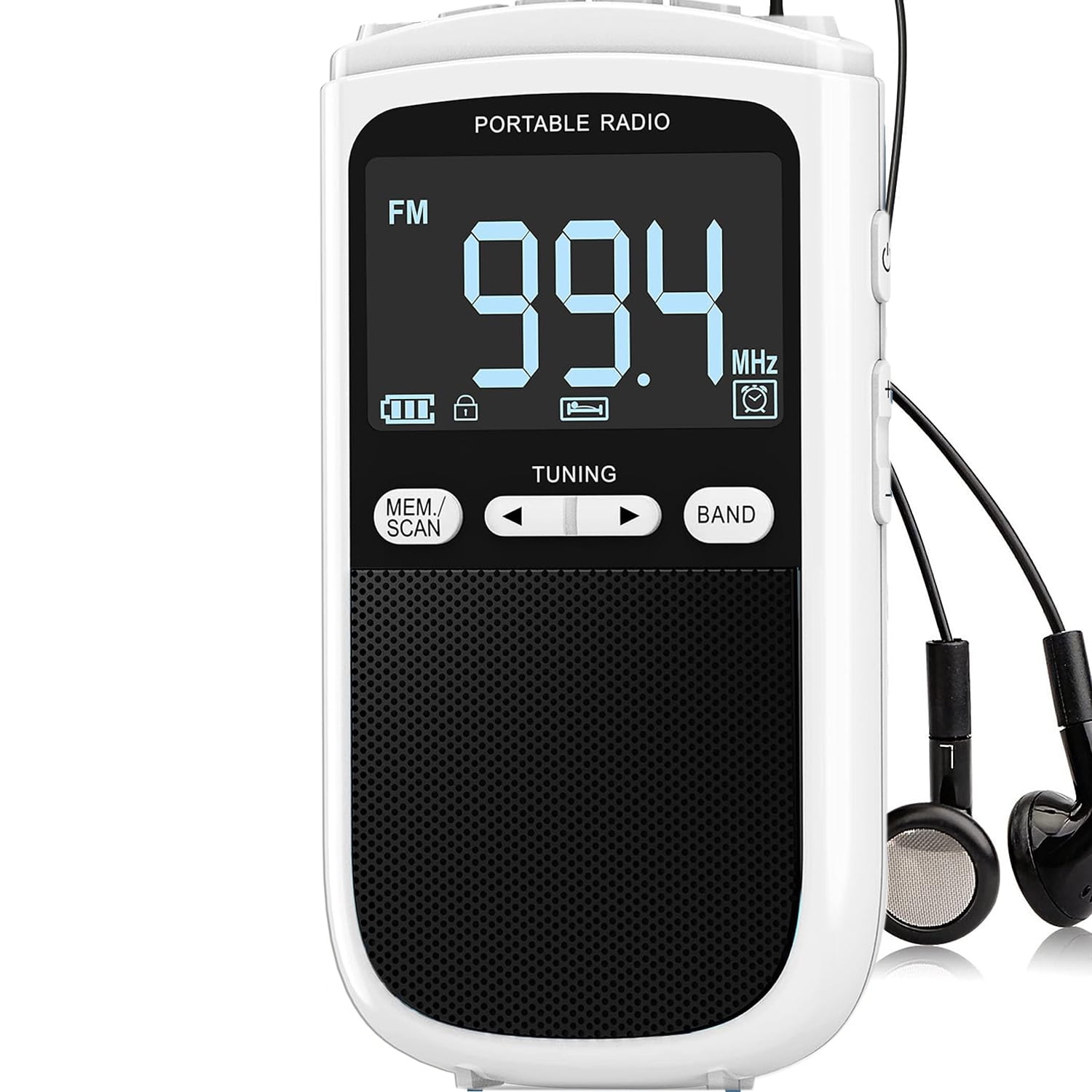 AM FM Walkman Radio: 900mAh Rechargeable Portable Transistor Pocket ...