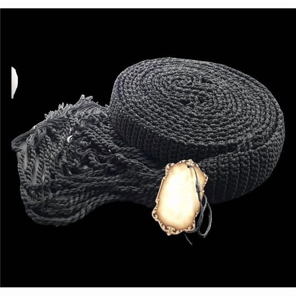 AM 60470 Hand Made Black Gartel - Size 22