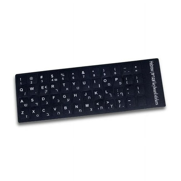 AM 60472 Hebrew English Letters Keyboard Stickers