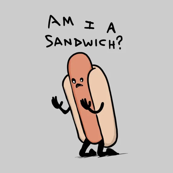 AM I A SANDWICH - DARK TEXT VARIANT Nathan W Pyle Strange Planet Store ...
