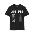 AM/PM TShirt, Energy Drink and Tequila Bottle Art