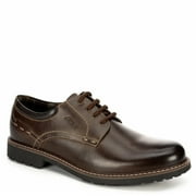 AM Shoes Mens Leather Lace Up Oxford Dress Shoes