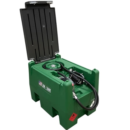 AM-TANK 58-Gallon Portable Diesel Tank with 12V Pump