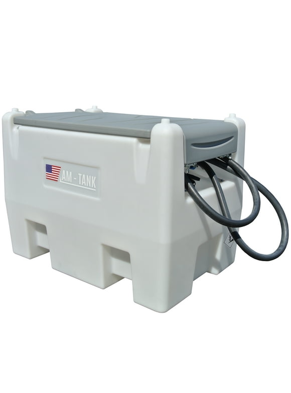 AM-TANK 58 gal DEF with 12V Pump, Nozzle and Covering Lid.