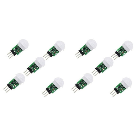 AM312 PIR Sensor,10 Pack PIR Motion Sensor Outdoor Mini Pyroelectric Infrared PIR Human IR Sensor Module Body