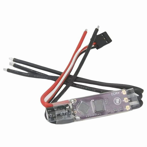AM32 32-Bit ESC 2-4S Enhanced Version 40A Speed Controller with 5V2A BEC Module for RC Crawler Drone Brushless Motors,1 x 2-4S 32-bit ESC