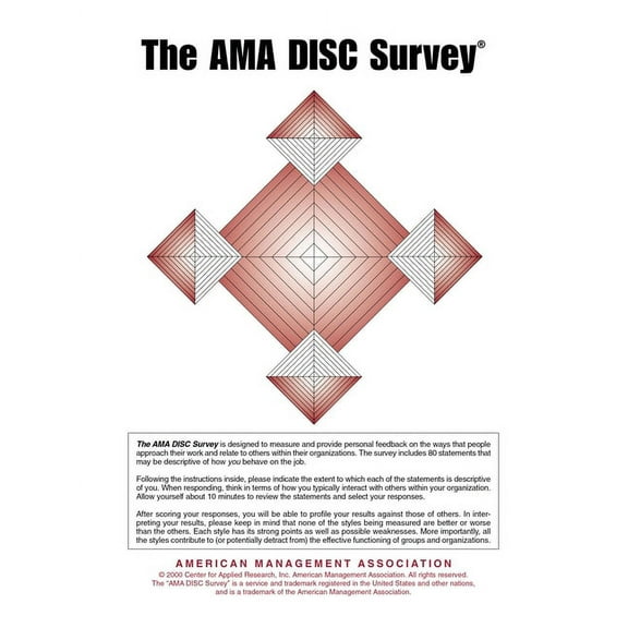 AMA Disc Survey (Paperback)