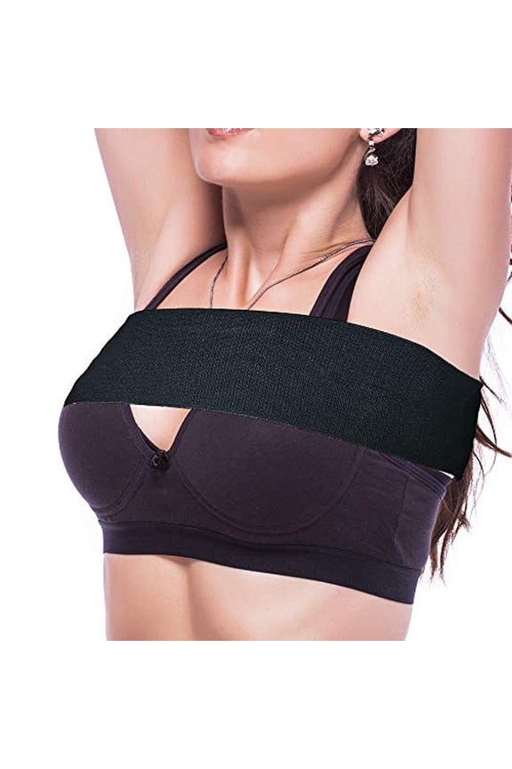 AMABAZR High-Impact Breast Support Band,No-Boue,Post Surgery Bra Strap,Adjustable Extra Sports Bra,Stabilizer Band
