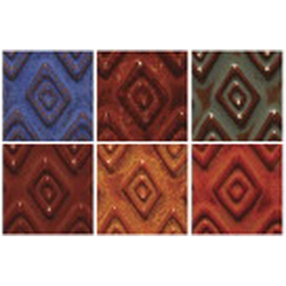 American Art Clay 1367926 Amaco Artists Choice Lead-Free Glaze Class Pack Set - No 2, 1 Pint, Set of 6