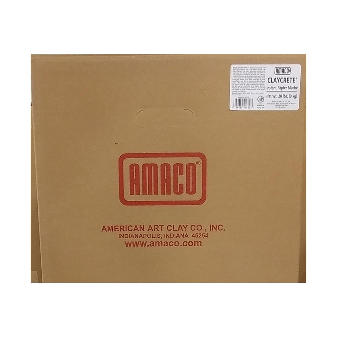 Amaco Claycrete Instant Papier Mache - 20 lb