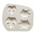 thumbnail image 1 of American Art Clay 1442856 Amaco Turtle and Frog Plaster Sprig Mold, 7 x 6.25 in., 1 of 2