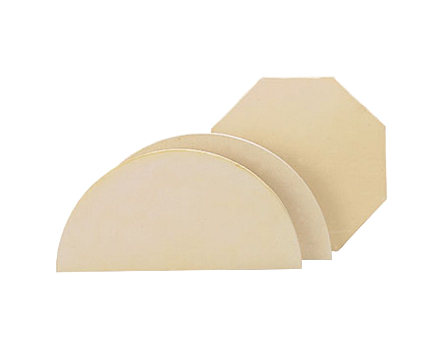 AMACO Half Octagon Kiln Shelf, 26 X 13 X 5/8 in